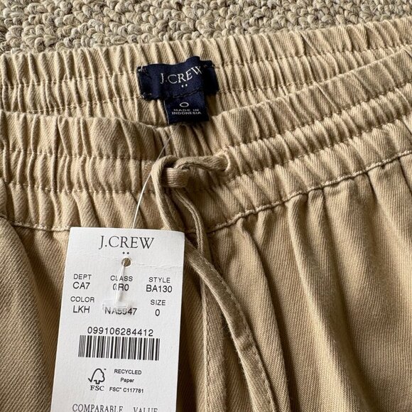 J. Crew Cotton Blend Jogger Pants | Size 0 | NWT - Picture 2 of 8